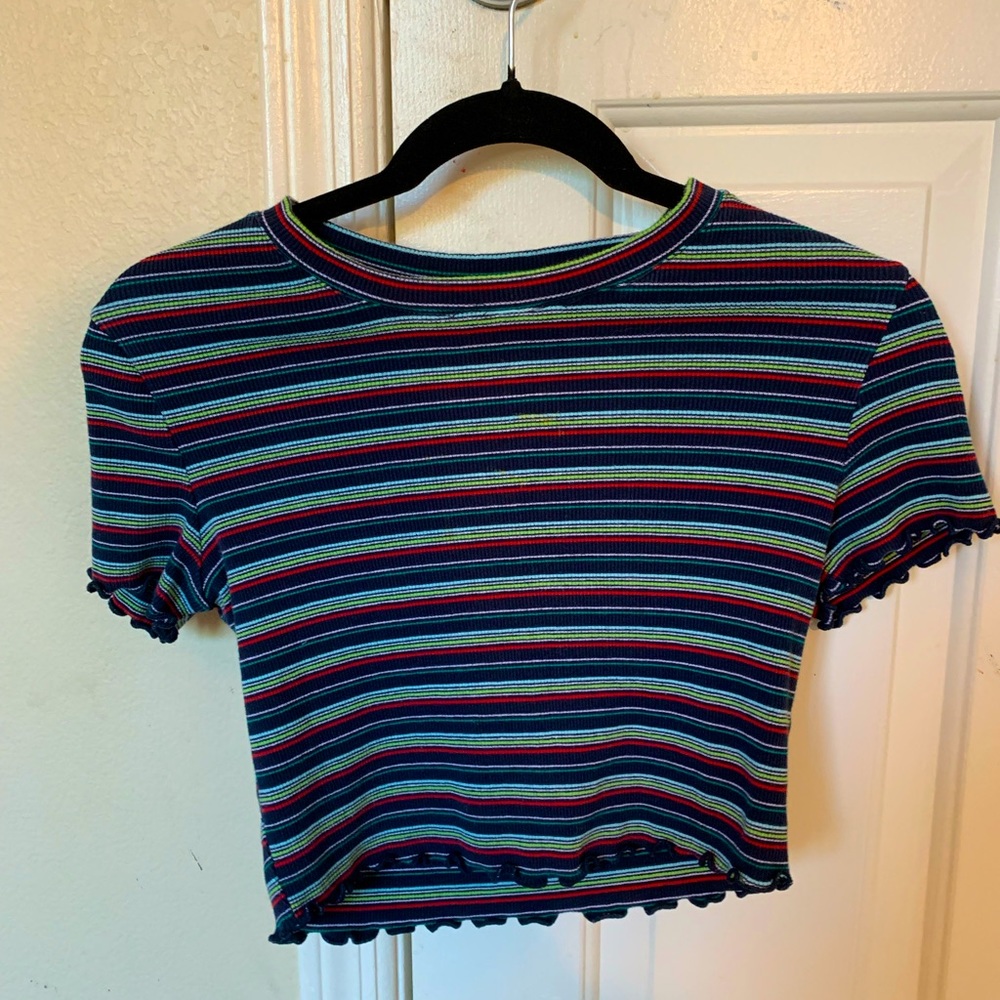 Nordstrom B.P striped crop top